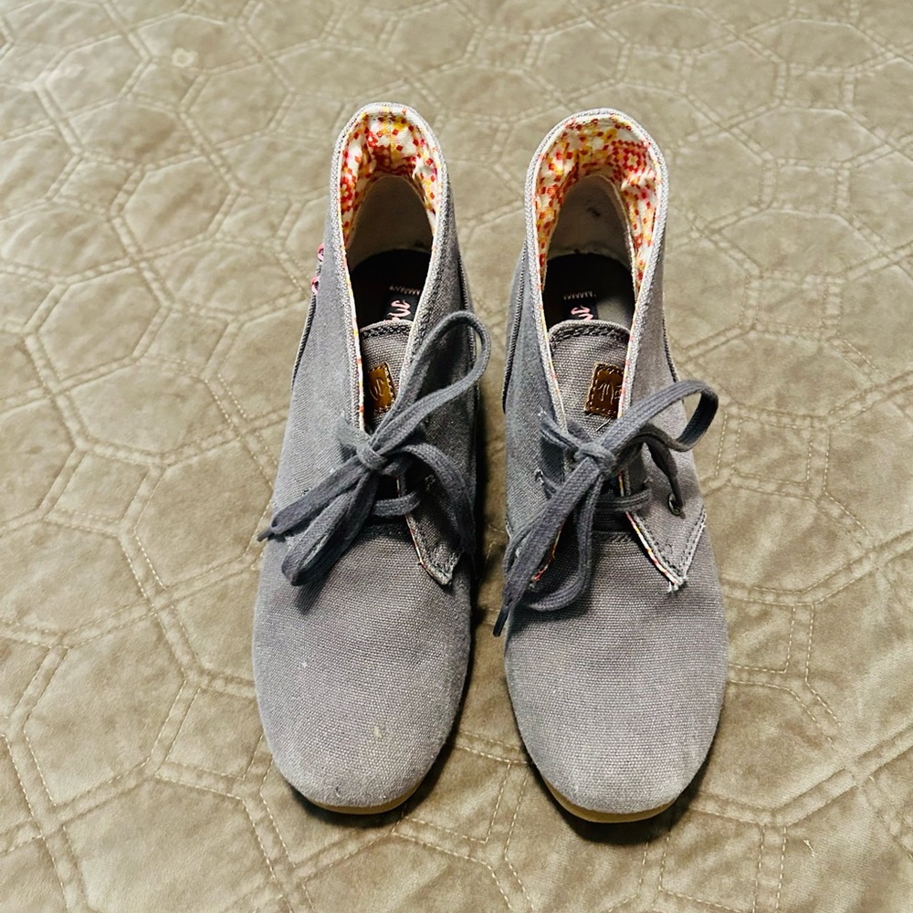 Mad Love Lace-Up Wedges